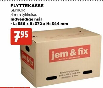 jem & fix Flyttekasse tilbud