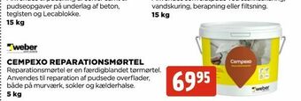 jem & fix Cempexo reparationsmørtel tilbud