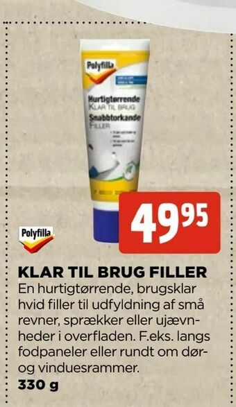 jem & fix Klar til brug filler tilbud