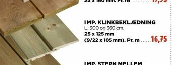 jem & fix Imp. klinkbeklædning tilbud