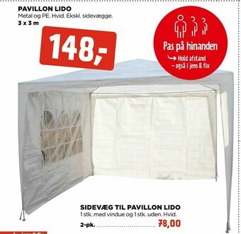 jem & fix Pavillon lido tilbud