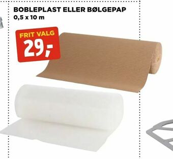 jem & fix Bobleplast eller bølgepap tilbud