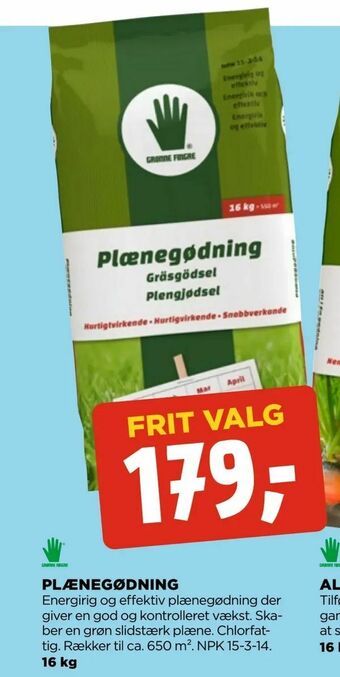 jem & fix Plænegødning tilbud