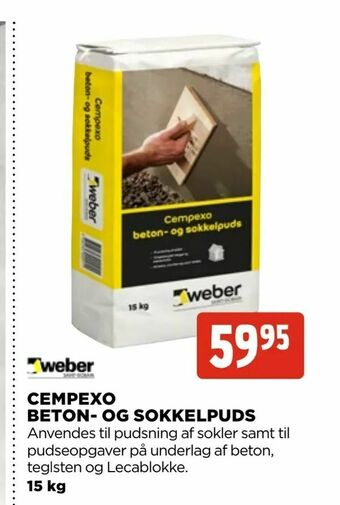 jem & fix Cempexo beton- og sokkelpuds tilbud