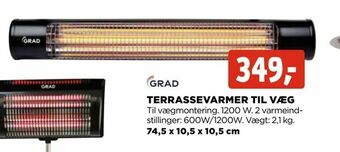 jem & fix Terrassevarmer til væg tilbud