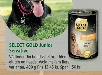 Maxi Zoo SELECT GOLD Junior Sensitive tilbud
