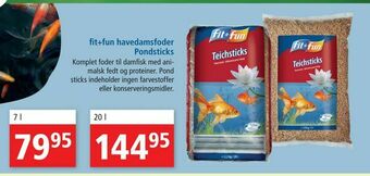 Maxi Zoo Fit+fun havedamsfoder pondsticks tilbud