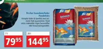 Maxi Zoo Fit+fun havedamsfoder pondsticks tilbud