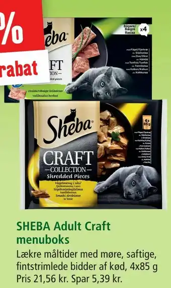 SHEBA Adult Craft menuboks