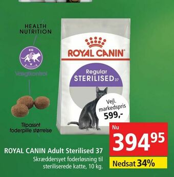Maxi Zoo ROYAL CANIN Adult Sterilised 37 tilbud