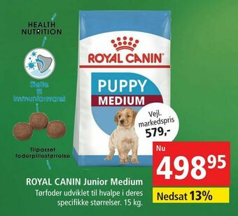 Maxi Zoo ROYAL CANIN Junior Medium tilbud