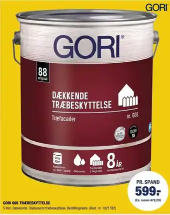 Gori 605 Træbeskyttelse