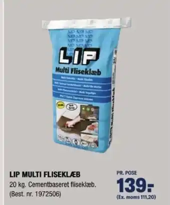 Stark Lip Multi Fliseklæb tilbud