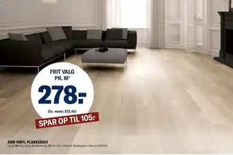 Stark Raw Vinyl Plankegulv tilbud