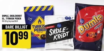 Løvbjerg Dumle, skolekridt el. tyrkisk peber tilbud