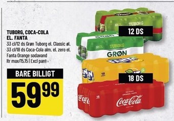 Løvbjerg Tuborg, coca-cola el. fanta tilbud