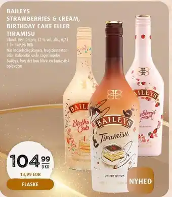 Scandinavian Park Baileys likør tilbud