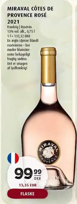 Scandinavian Park Miraval côtes de provence rosé tilbud