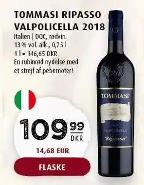 Scandinavian Park Tommasi ripasso tilbud