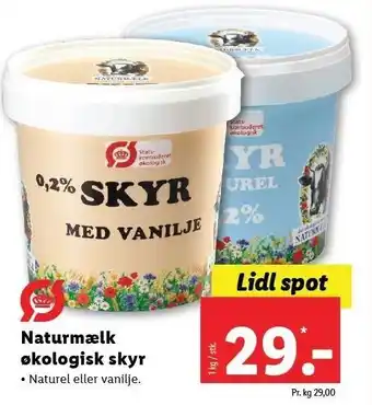 Naturmælk øko skyr