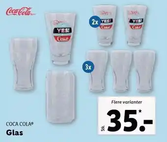 Lidl Coca cola glas tilbud