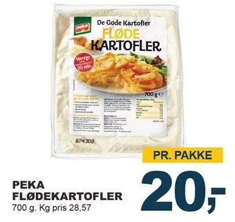 Let-Køb Peka flødekartofler tilbud