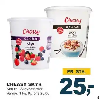 Let-Køb Cheasy skyr 1 kg tilbud