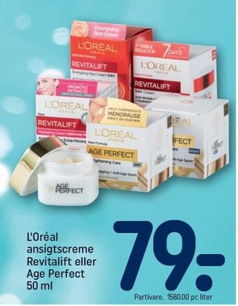 REMA 1000 L'oréal ansigtscreme tilbud