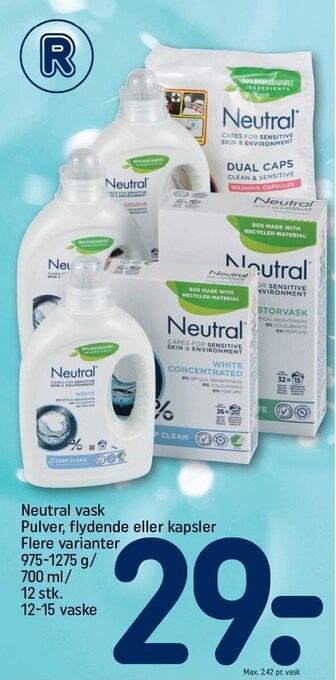 REMA 1000 Neutral vask tilbud