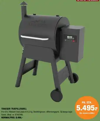 Stark Traeger Træpillegrill tilbud