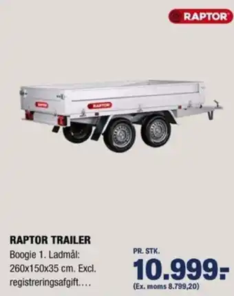 Stark Raptor Trailer tilbud