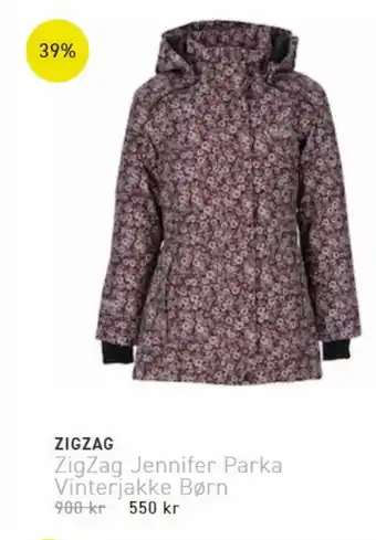 Zigzag Jennifer Parka Vinterjakke Børn