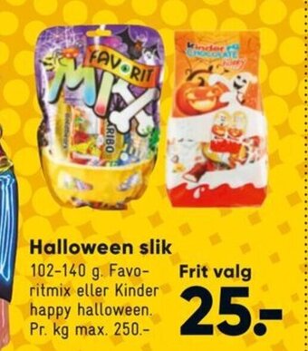 Bilka Halloween slik tilbud