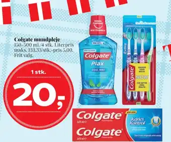 Dagli'Brugsen Colgate mundskyl tilbud