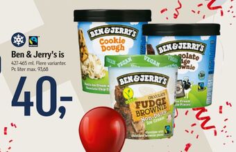 Føtex Ben & jerry's is tilbud