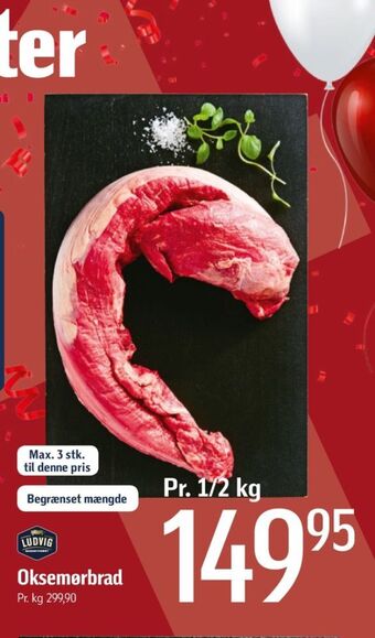 Føtex Ludvig oksemørbrad tilbud