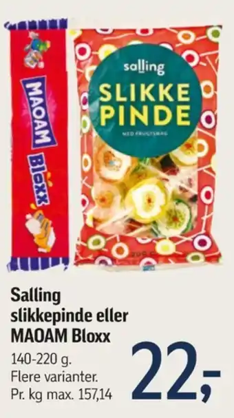 Føtex Salling slikkepinde frugt tilbud
