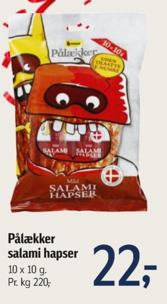 Føtex Salami hapser salami snacks tilbud