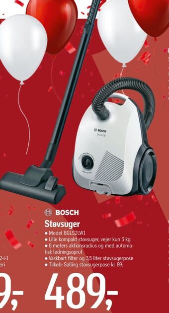 Føtex Bosch støvsuger tilbud