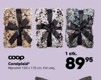Kvickly Coop plaid tilbud
