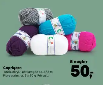 Kvickly Capri garn tilbud
