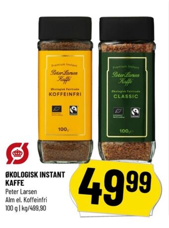 Koffeinfri instant kaffe