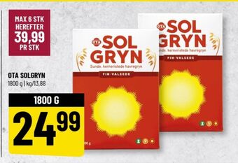 Løvbjerg Ota sol gryn havregryn tilbud