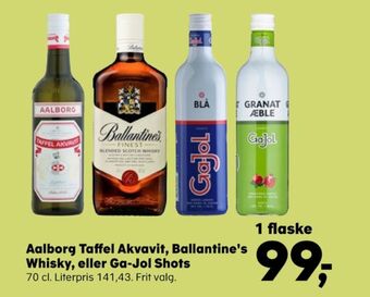 SuperBrugsen Taffel akvavit snaps tilbud