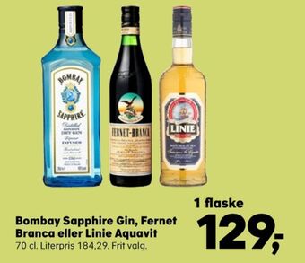 SuperBrugsen Linie aquavit snaps tilbud