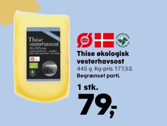 SuperBrugsen Thise skæreost vesterhavsost tilbud