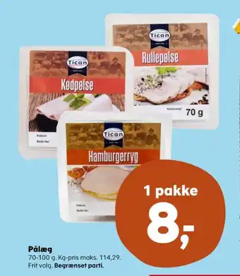Tican foods kødpølse