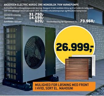 XL-BYG Andersen electric varmepumpe tilbud