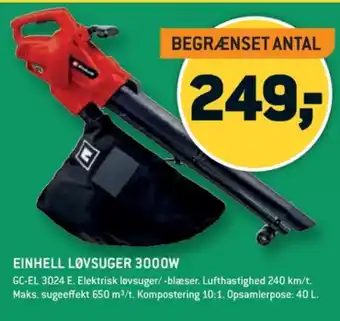 XL-BYG Einhell løvsuger tilbud