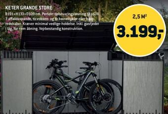 XL-BYG Keter opbevaringsskur tilbud